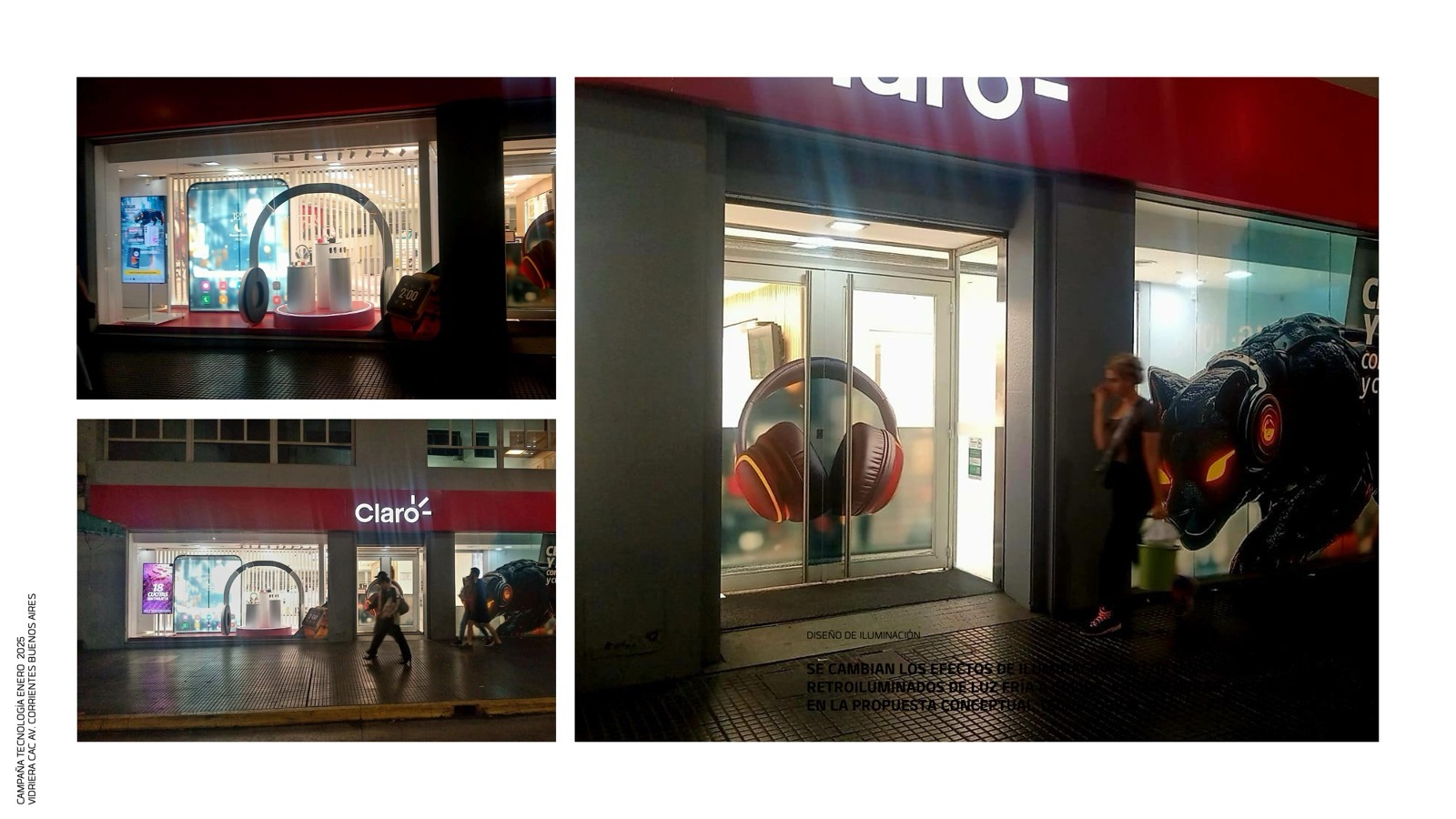 ORO Premios Popai Vidrierismo y Escenografía de Impacto Única. Marcela Seggiaro. Claro.